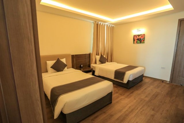 Phòng Deluxe Twin Sea View